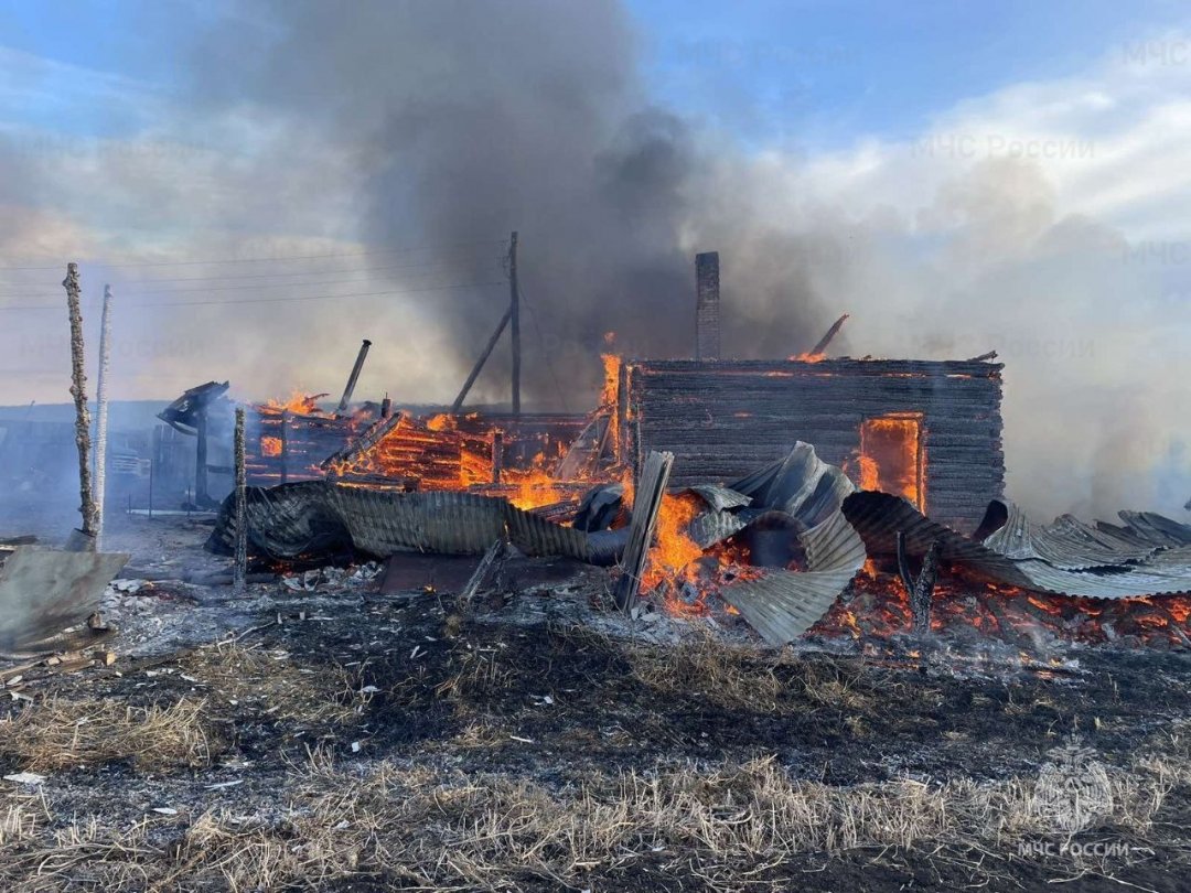 Пожар в Эхирит-Булагатском районе